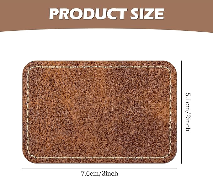 Faux Leather & Leatherette Hat Patches