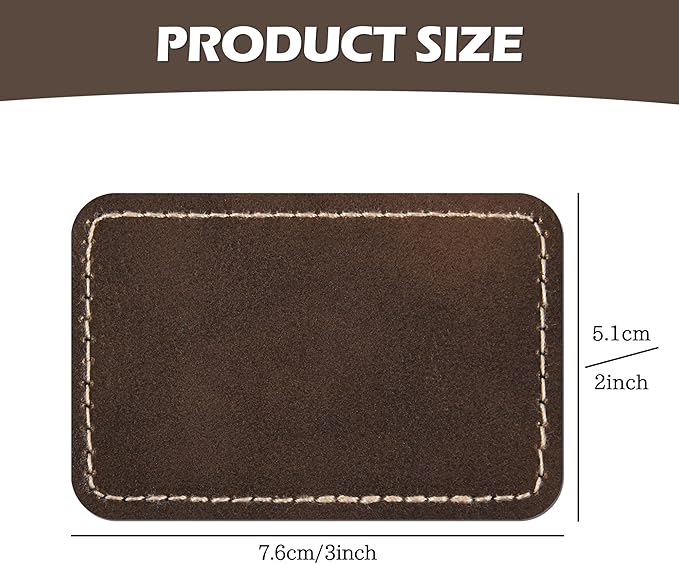 Faux Leather & Leatherette Hat Patches