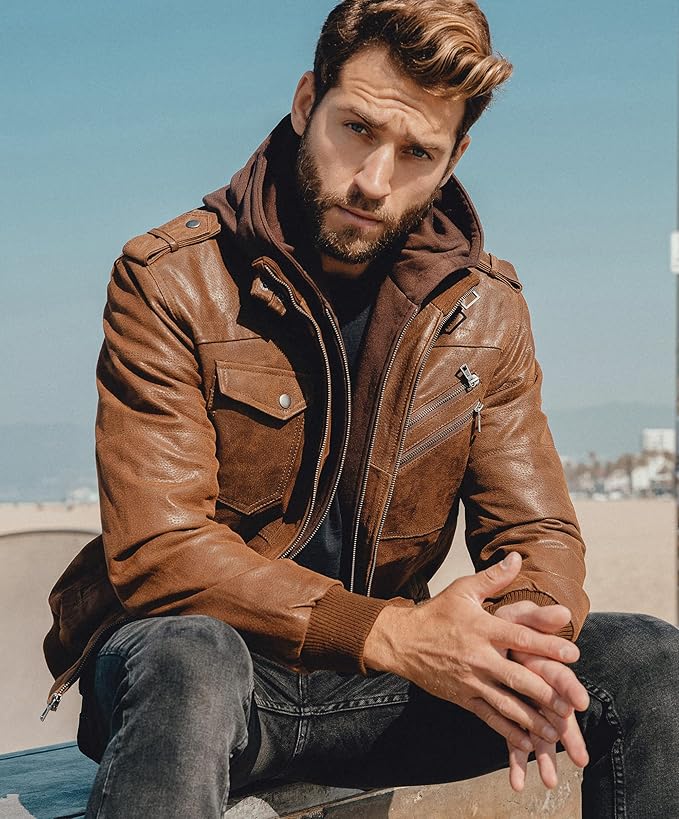 Brown Flavour Leather Jacket