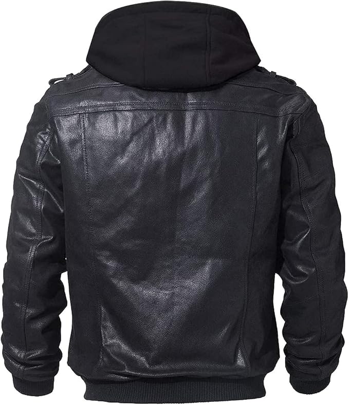 Black Flavour Leather Jacket