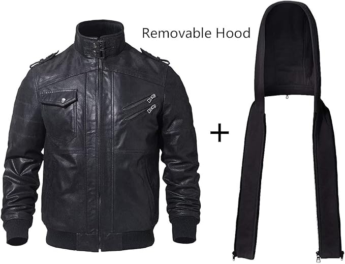 Black Flavour Leather Jacket