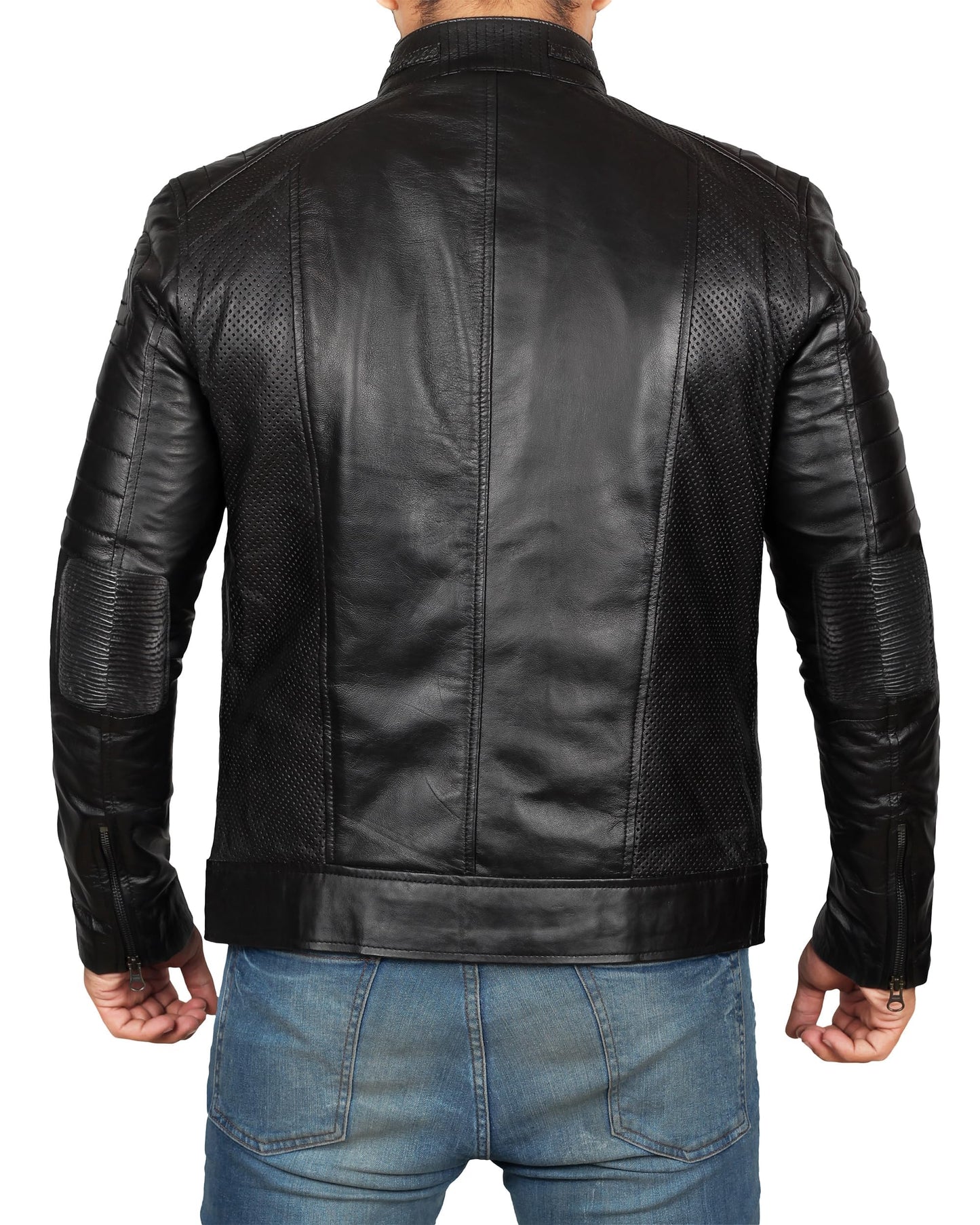 Austin Black Decrum Leather Jacket