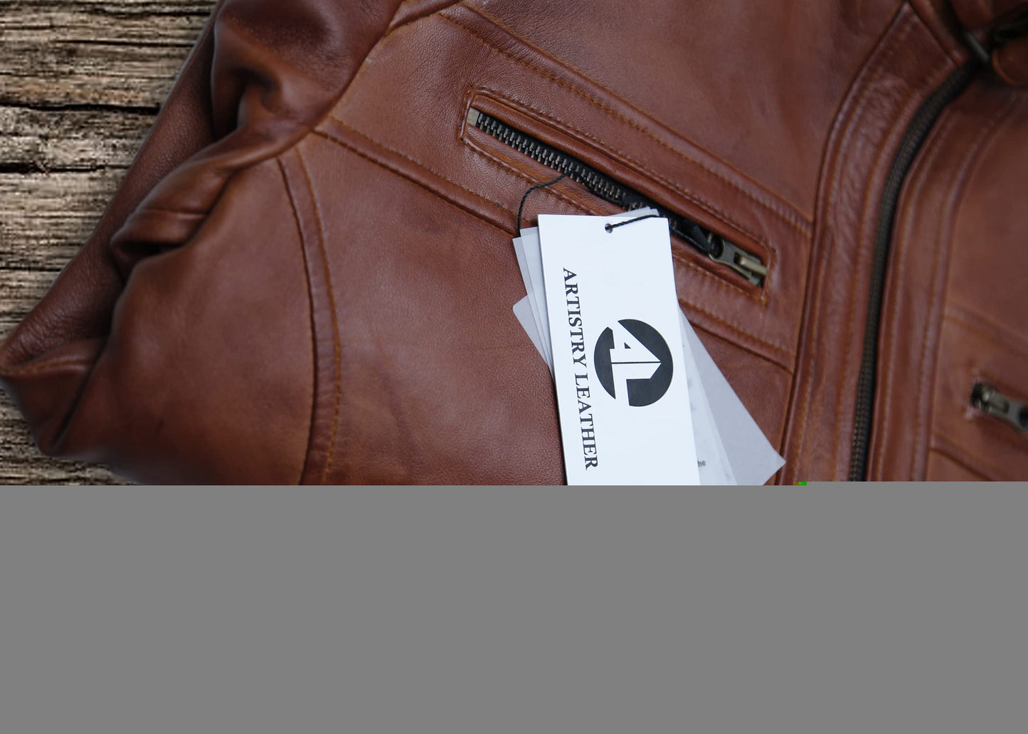 DEVORO Men's Distressed Artistry Leather